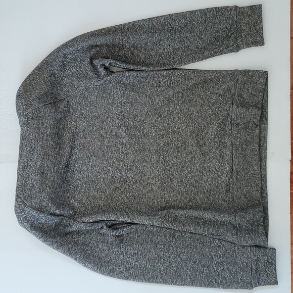 Derek Heart Ladies' Cow Neck Long Sleeve Gray Sweatshirt Size M - Picture 6 of 7